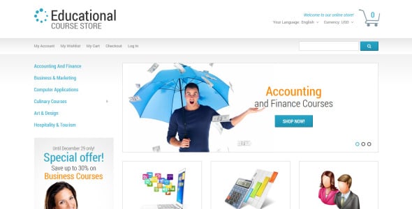 образование отзывчивая тема magento