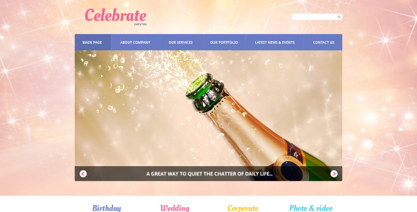 event planner адаптивный шаблон joomla