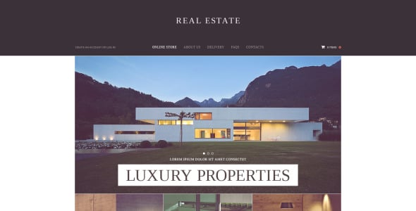 шаблон агентства недвижимости virtuemart