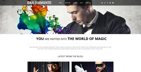 мир магии wordpress тема