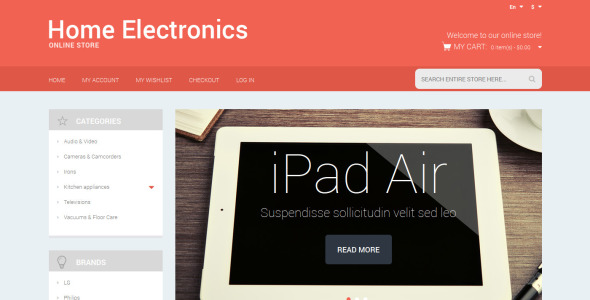 очистка отзывчивой темы magento