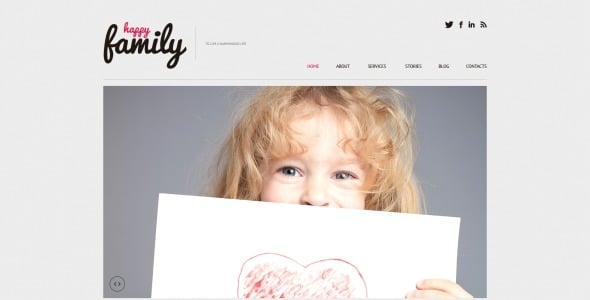 отзывчивая тема wordpress family center