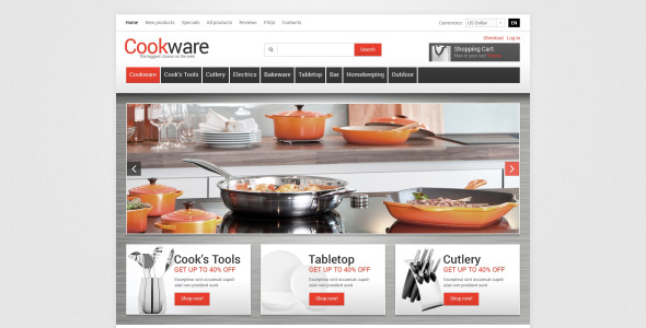 товары для дома zencart шаблон