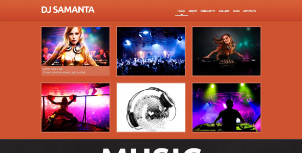 музыка отзывчивая тема wordpress