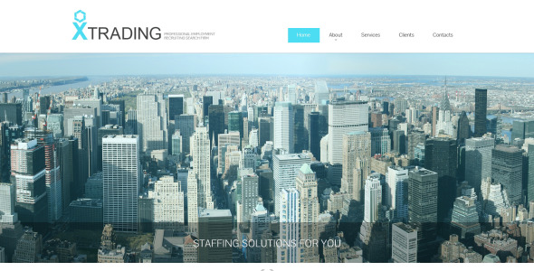 адаптивный шаблон сайта по связям с общественностью