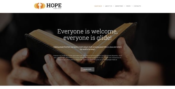 религиозный шаблон joomla