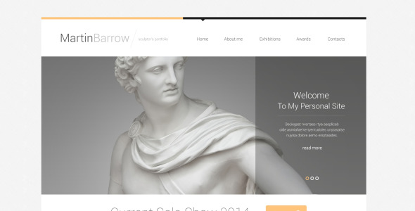скульптура отзывчивый шаблон сайта