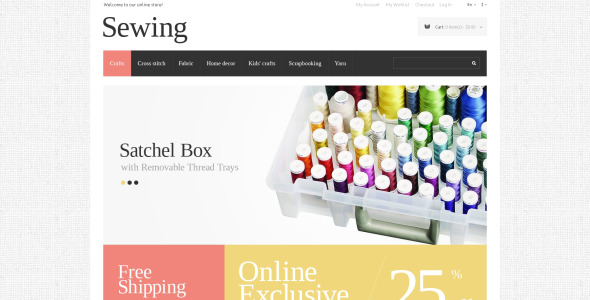 швейные возможности тема magento