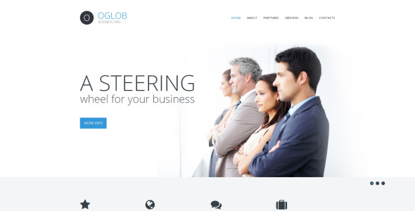 адаптивный шаблон сайта для бизнеса и услуг