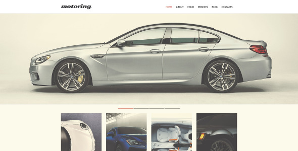 адаптивный шаблон сайта car club