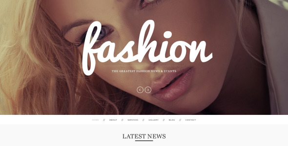 модный шаблон drupal