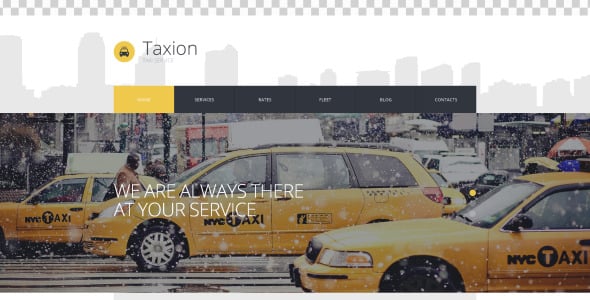 Форсаж такси wordpress тема