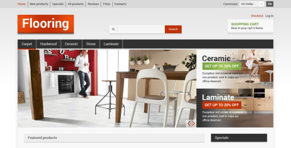 напольное покрытие zencart шаблон