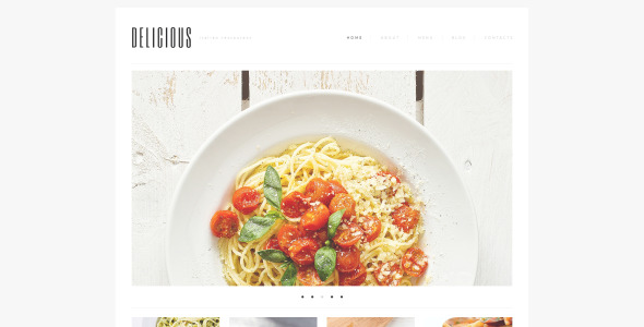 итальянская кухня wordpress тема