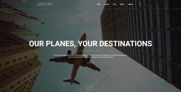 безопасность в аэропортах шаблон joomla