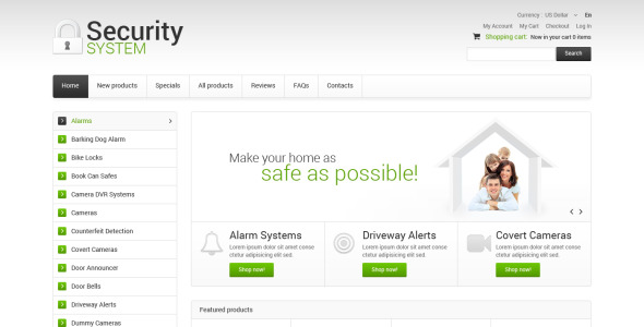 шаблон безопасности zencart