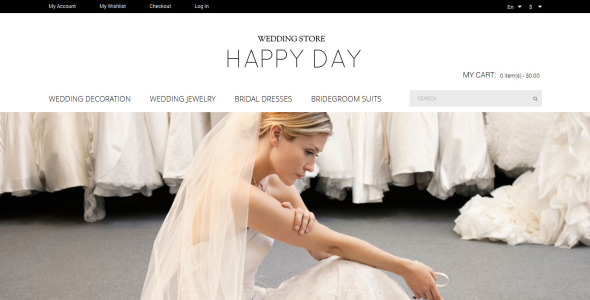 свадебный магазин magento тема
