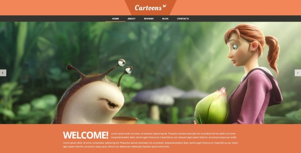 мультики land joomla шаблон