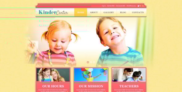 дневной уход отзывчивая тема wordpress