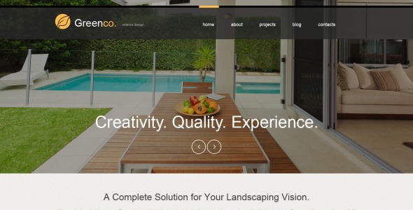 внешний дизайн muse шаблон