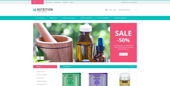 здоровая жизнь дополняет тему magento