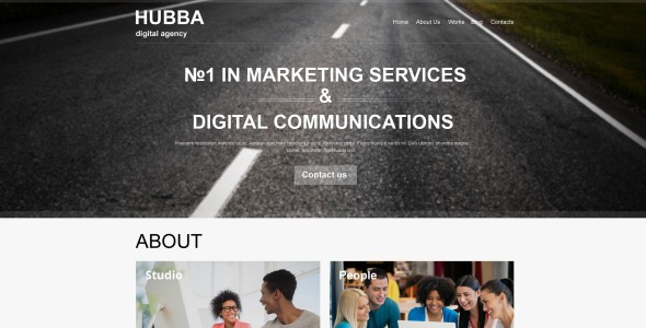 шаблон маркетингового агентства muse