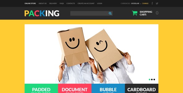 упаковка товаров магазин virtuemart шаблон