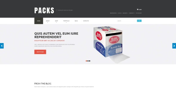 поставщик услуг упаковки woocommerce theme