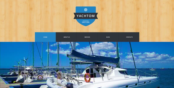 приятный опыт яхтинга wordpress тема