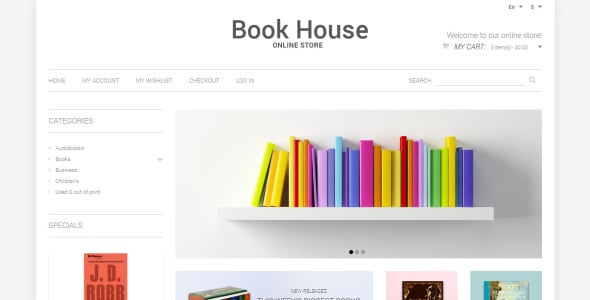 типография отзывчивая тема magento
