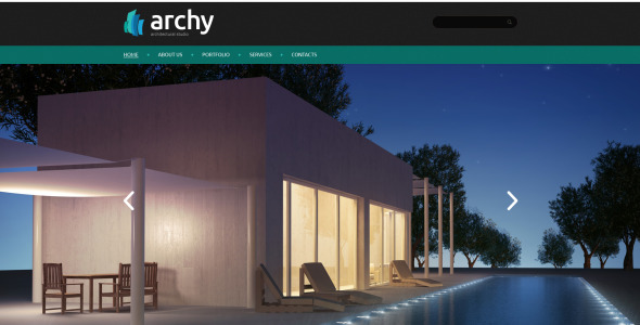 архитектура адаптивный шаблон сайта