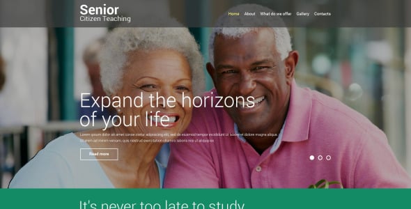 адаптивный шаблон сайта для образования