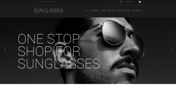 элегантные солнцезащитные очки shopify тема