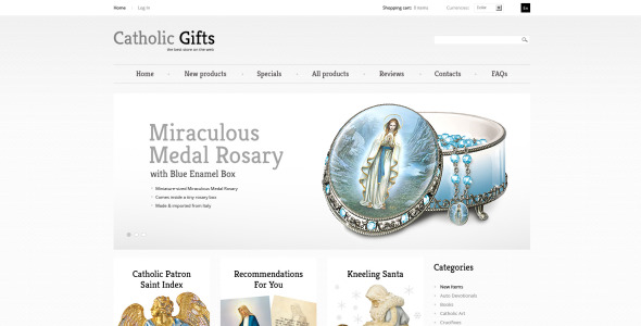 магазин подарков zencart шаблон