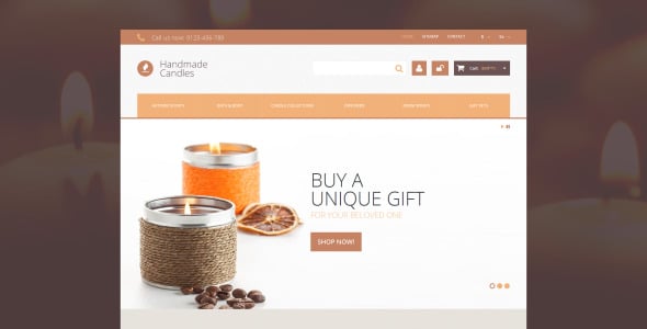 свечи ручной работы prestashop тема