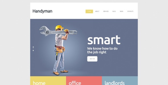 мастер услуг joomla шаблон