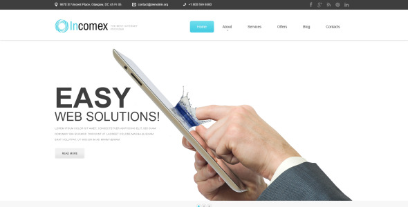 интернет-адаптивная тема wordpress