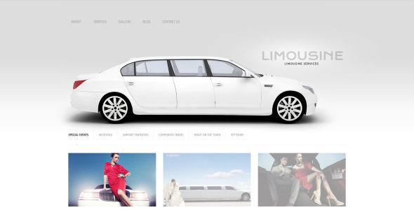лимузин услуги отзывчивая тема wordpress