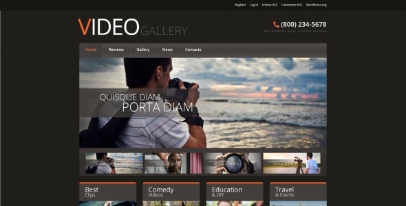 музыка отзывчивая тема wordpress