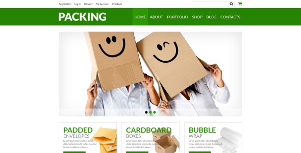 упаковочная компания estore woocommerce theme