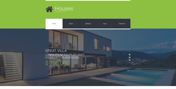 адаптивный шаблон сайта агентства недвижимости