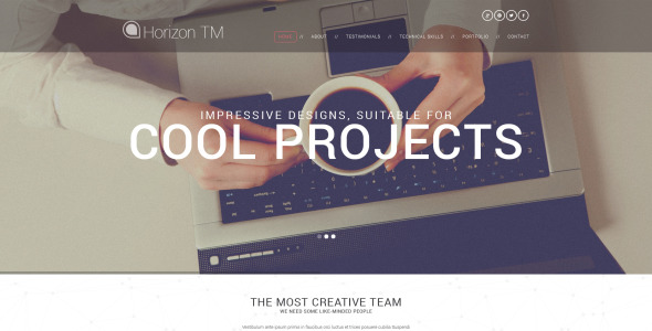 веб дизайн cv wordpress тема