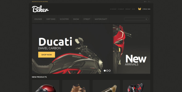 велосипеды и мотоциклы magento theme