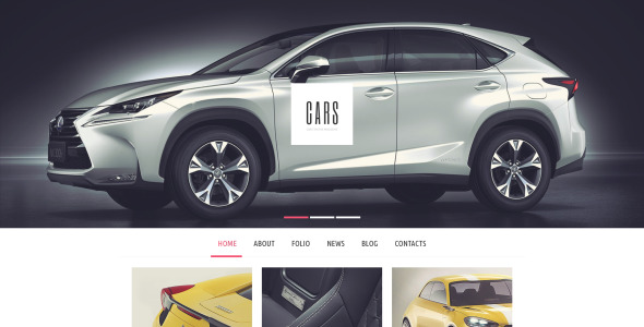 автомобильная страсть wordpress тема