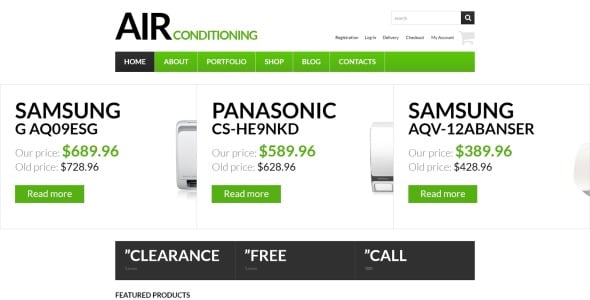 поставщик свежего воздуха тема woocommerce