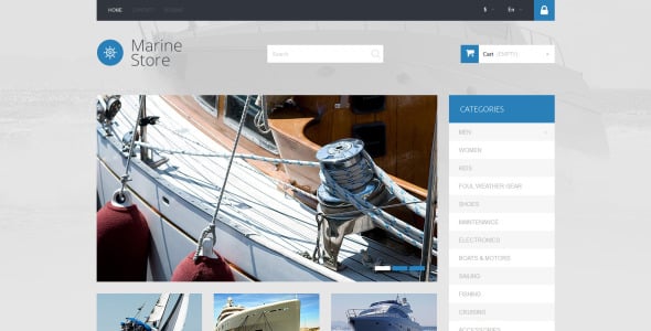 тема prestashop seamens gear prestashop