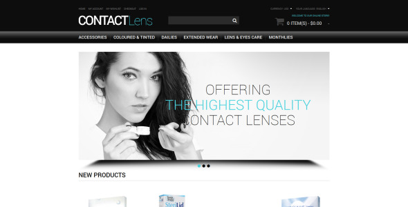 зрительные контактные линзы magento theme
