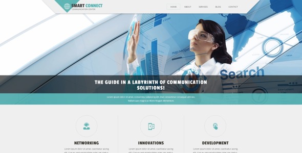 шаблон коммуникационного провайдера joomla