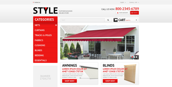 слепые жалюзи роликовая корзина магазин магазин servicescurtais жалюзи prestashop тема