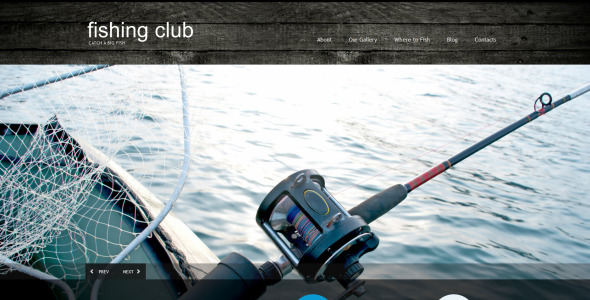 рыбалка отзывчивая тема wordpress